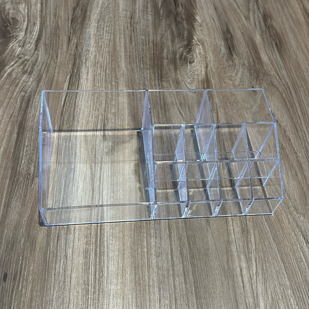 Acrylic makeup holder / case